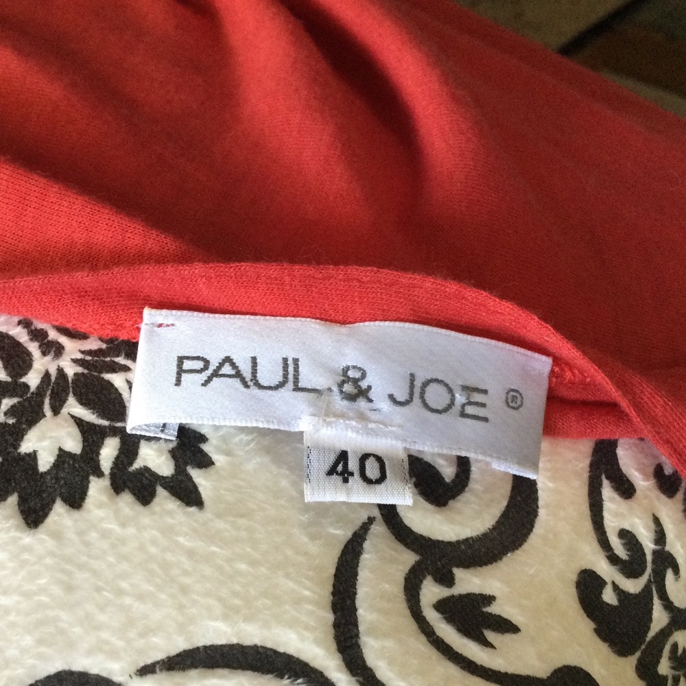 Paul & Joe Italy Red Wool blend Dolman dress 40 - Picture 4 of 9